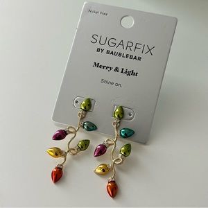 SUGARFIX x BAUBLEBAR | Merry and Light Holiday Earrings NWT